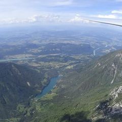 Flugwegposition um 12:41:11: Aufgenommen in der Nähe von Gemeinde St. Stefan im Gailtal, Österreich in 2504 Meter